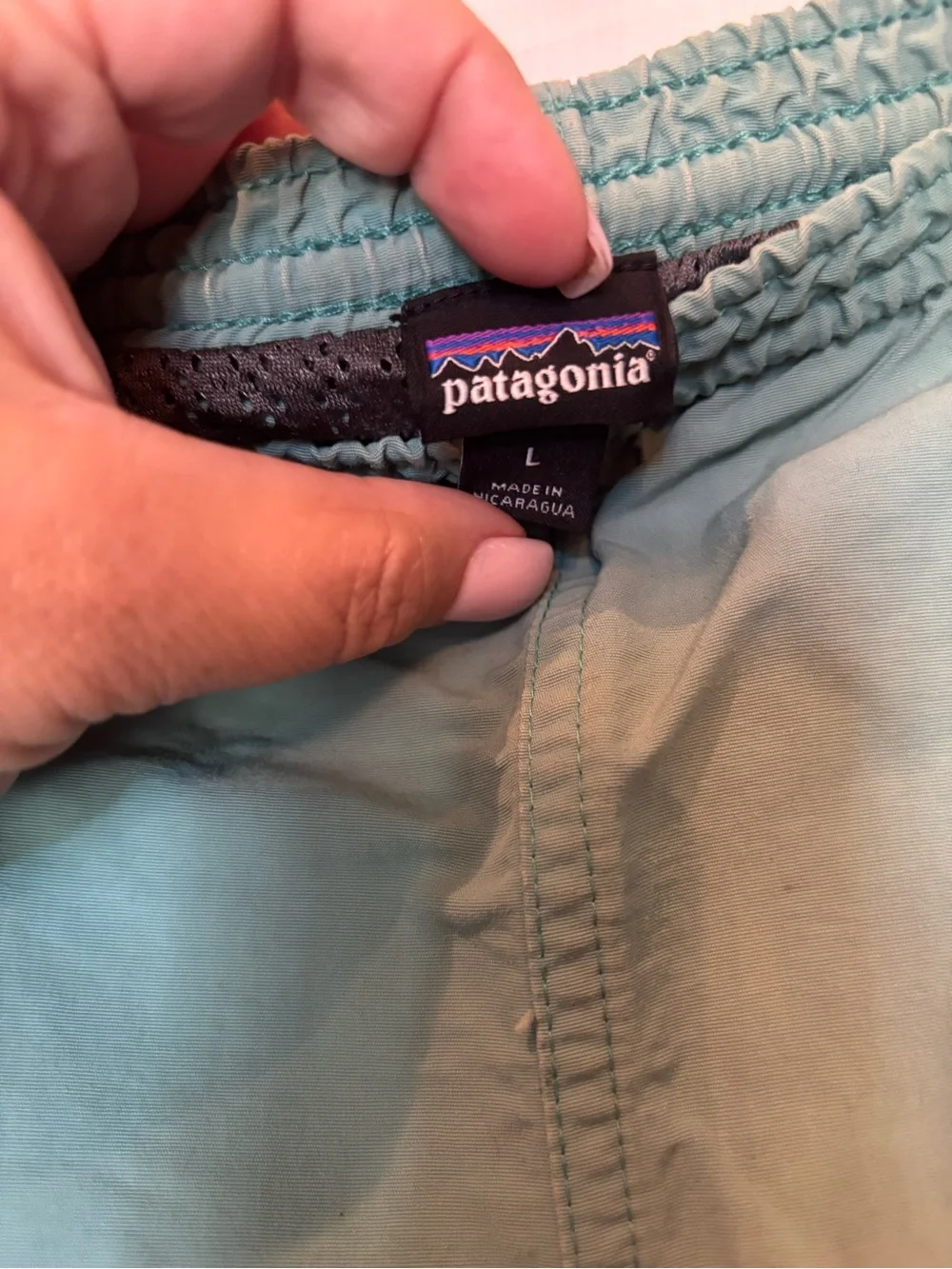 Patagonia Men's Green Baggies 7” Shorts